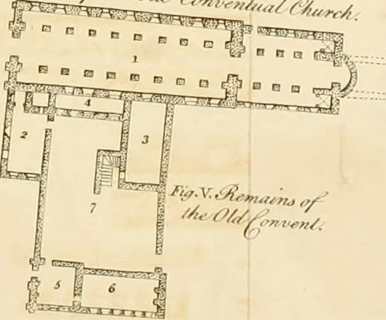 An illustration from The history and antiquities of the conventual and cathedral church of Ely : from the foundation of the monastery, A.D. 673 to the year 1771 : illustrated with copper-plates, 1771, leaf 407