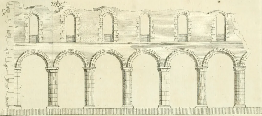 An illustration from The history and antiquities of the conventual and cathedral church of Ely : from the foundation of the monastery, A.D. 673 to the year 1771 : illustrated with copper-plates, 1771, leaf 54