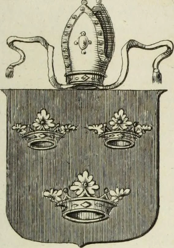 An illustration from The history and antiquities of the Conventual & Cathedral Church of Ely : from the foundation of the monastery, A.D. 673, to the year 1771 : illustrated with copper plates, 1812, leaf 474