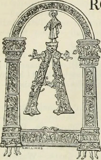 An illustration from The history and antiquities of the metropolitical church of Canterbury; illustrated by a series of engravings of views, elevations, plans, and details of the architecture of that edifice: with biographical anecdotes of the archbishops, etc, 1836, leaf 174