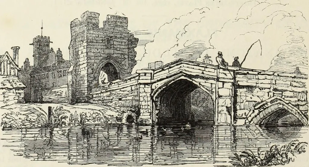 An illustration from The history and antiquities of the metropolitical church of Canterbury; illustrated by a series of engravings of views, elevations, plans, and details of the architecture of that edifice: with biographical anecdotes of the archbishops, etc, 1836, leaf 179