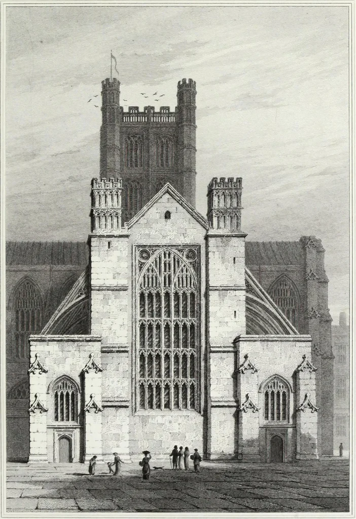 An illustration from The history and antiquities of Bath Abbey Church: including biographical anecdotes of the most distinguished persons interred in that edifice; with an essay on epitaphs, in which its principal monumental inscriptions are recorded. Illustrated by a series of engravings .., 1825, leaf 188