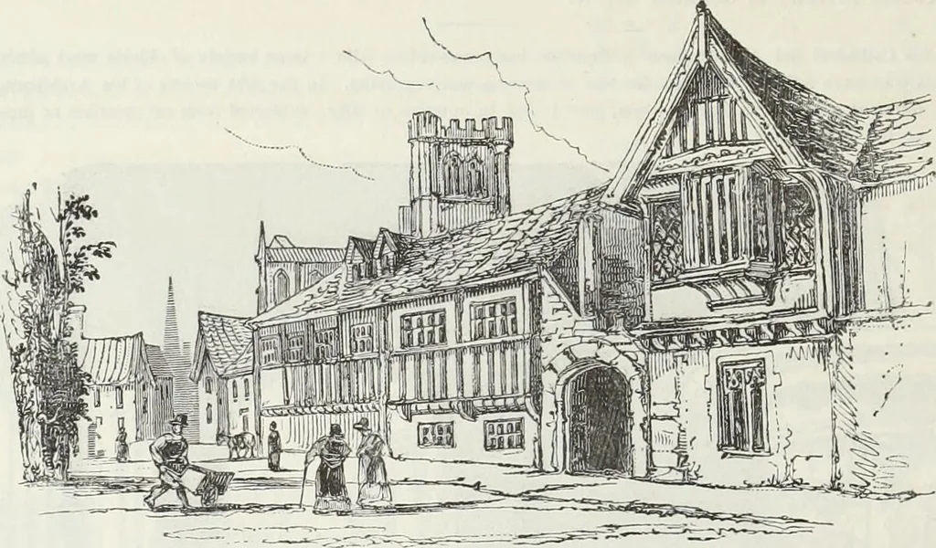 An illustration from The history and antiquities of the abbey and cathedral church of Bristol : illustrated by a series of engravings of views, elevations, plans, and details of that edifice : with biographical anecdotes of eminent persons connected with the establishment, 1836, leaf 115