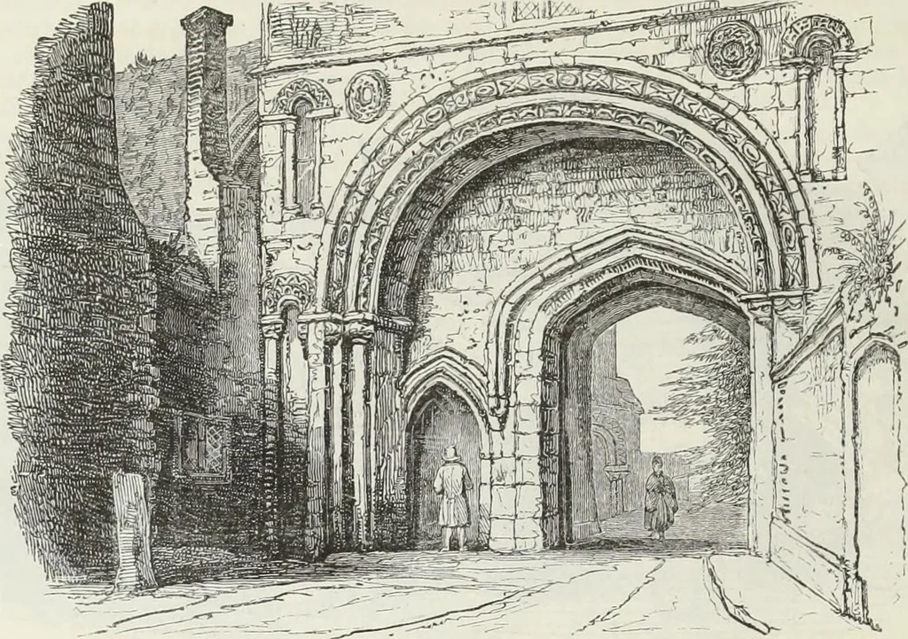 An illustration from The history and antiquities of the abbey and cathedral church of Bristol : illustrated by a series of engravings of views, elevations, plans, and details of that edifice : with biographical anecdotes of eminent persons connected with the establishment, 1836, leaf 117