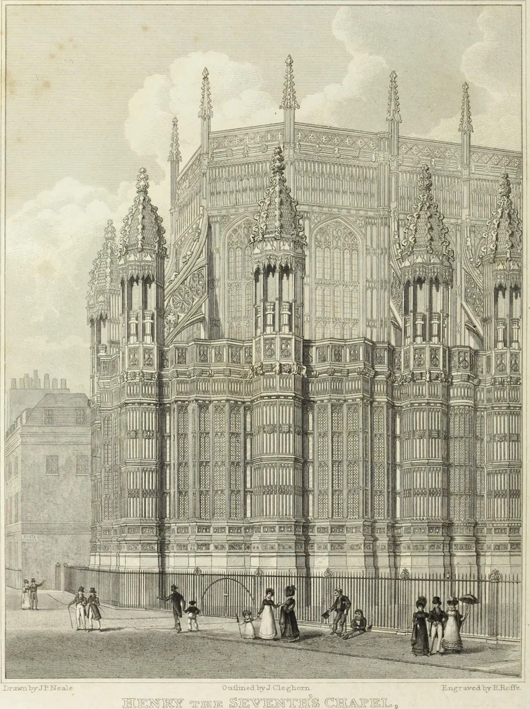 An illustration from The history and antiquities of the abbey church of St. Peter, Westminster : including notices and biographical memoirs of the abbots and deans of that foundation, 1818, leaf 303