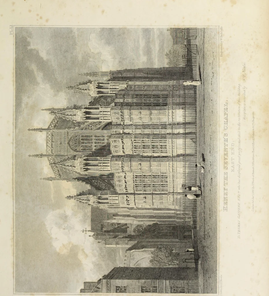 An illustration from The history and antiquities of the abbey church of St. Peter, Westminster : including notices and biographical memoirs of the abbots and deans of that foundation, 1818, leaf 308