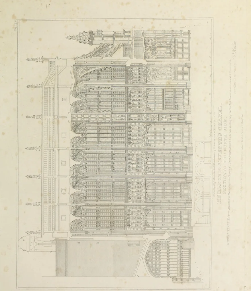 An illustration from The history and antiquities of the abbey church of St. Peter, Westminster : including notices and biographical memoirs of the abbots and deans of that foundation, 1818, leaf 316