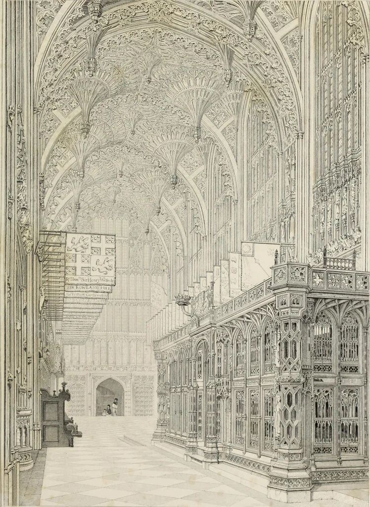 An illustration from The history and antiquities of the abbey church of St. Peter, Westminster : including notices and biographical memoirs of the abbots and deans of that foundation, 1818, leaf 326