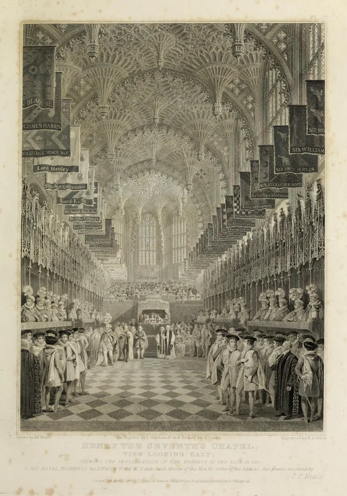 An illustration from The history and antiquities of the abbey church of St. Peter, Westminster : including notices and biographical memoirs of the abbots and deans of that foundation, 1818, leaf 338