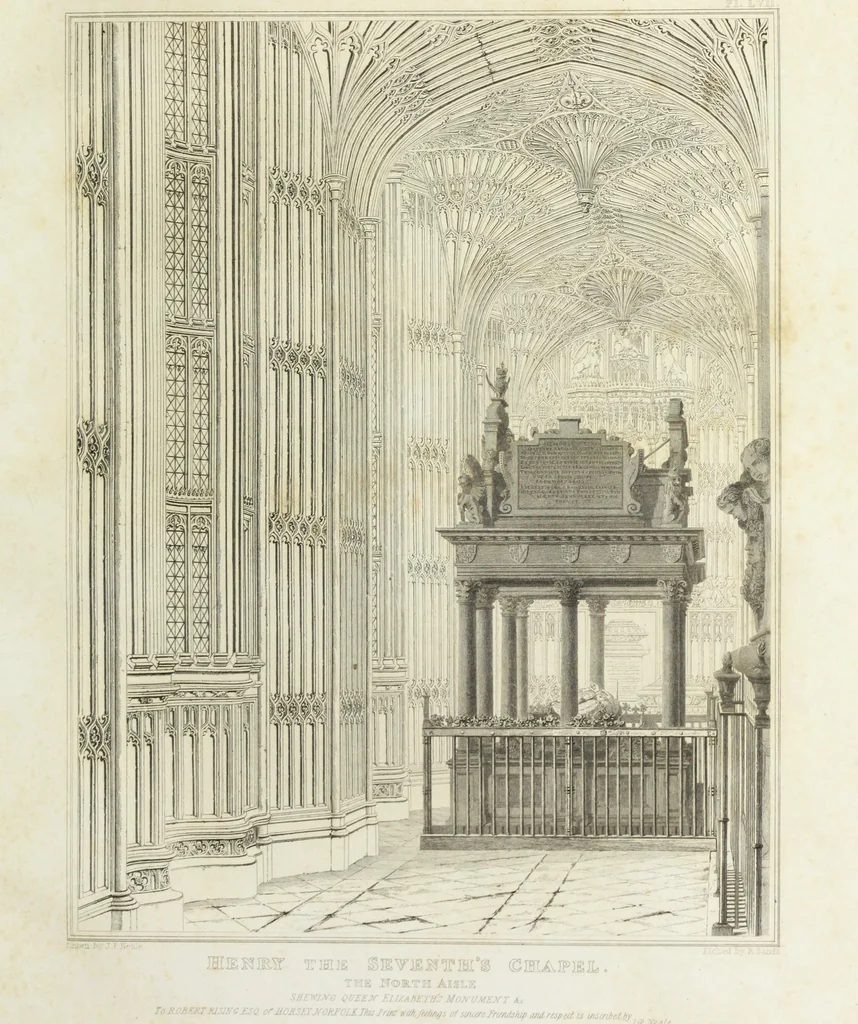 An illustration from The history and antiquities of the abbey church of St. Peter, Westminster : including notices and biographical memoirs of the abbots and deans of that foundation, 1818, leaf 356