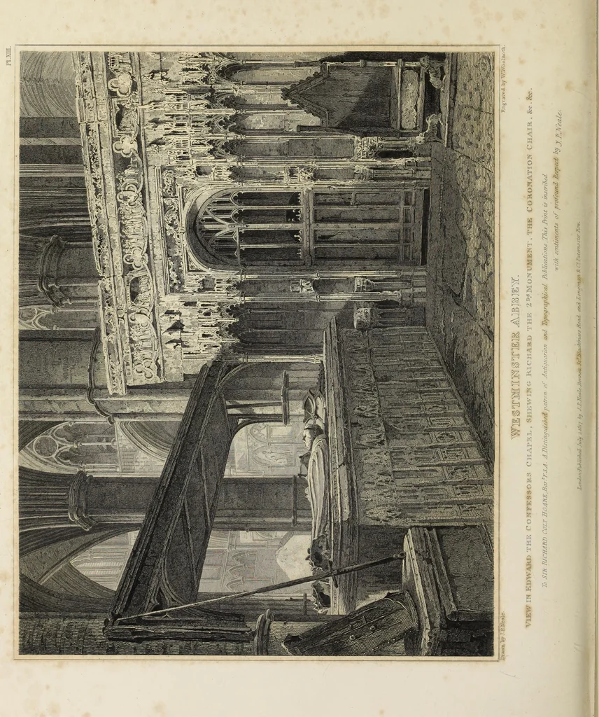 An illustration from The history and antiquities of the abbey church of St. Peter, Westminster : including notices and biographical memoirs of the abbots and deans of that foundation, 1818, leaf 115
