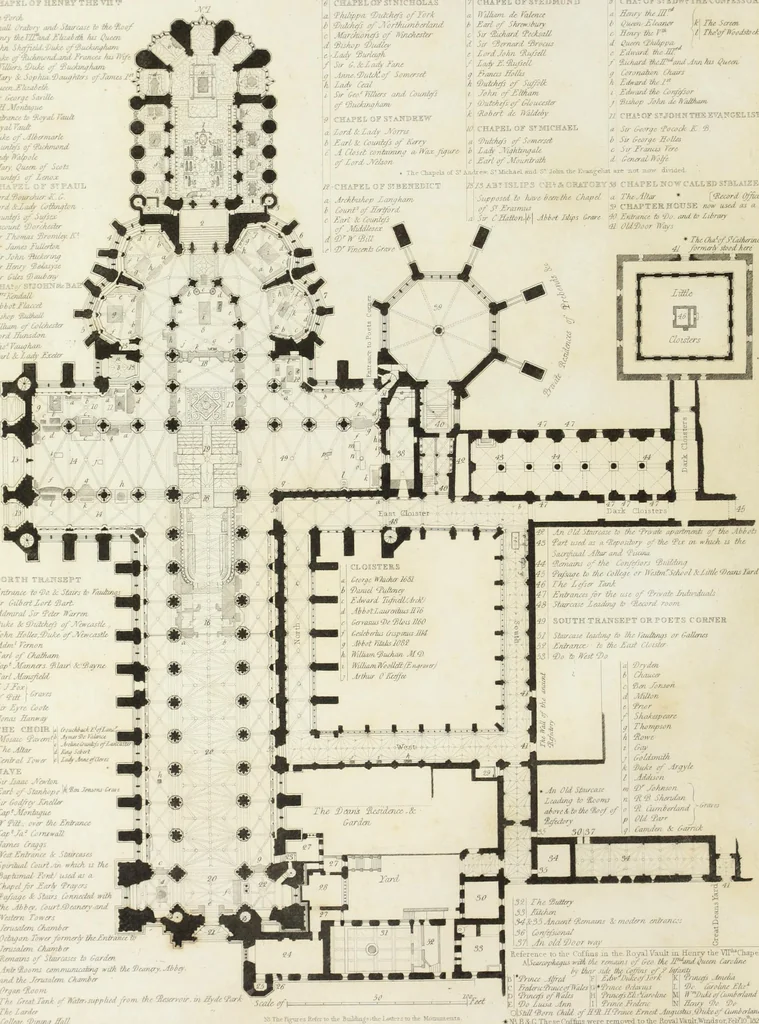 An illustration from The history and antiquities of the abbey church of St. Peter, Westminster : including notices and biographical memoirs of the abbots and deans of that foundation, 1818, leaf 13