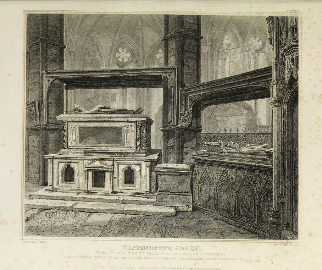 An illustration from The history and antiquities of the abbey church of St. Peter, Westminster : including notices and biographical memoirs of the abbots and deans of that foundation, 1818, leaf 132