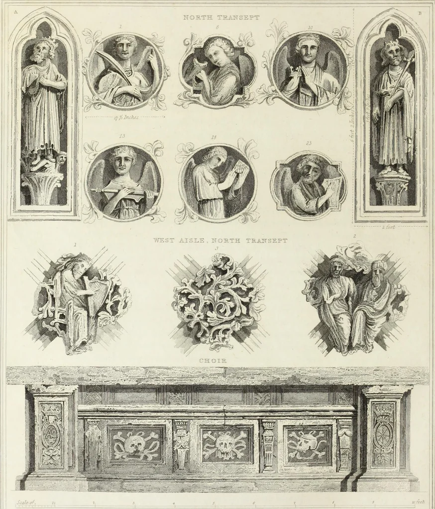 An illustration from The history and antiquities of the abbey church of St. Peter, Westminster : including notices and biographical memoirs of the abbots and deans of that foundation, 1818, leaf 215