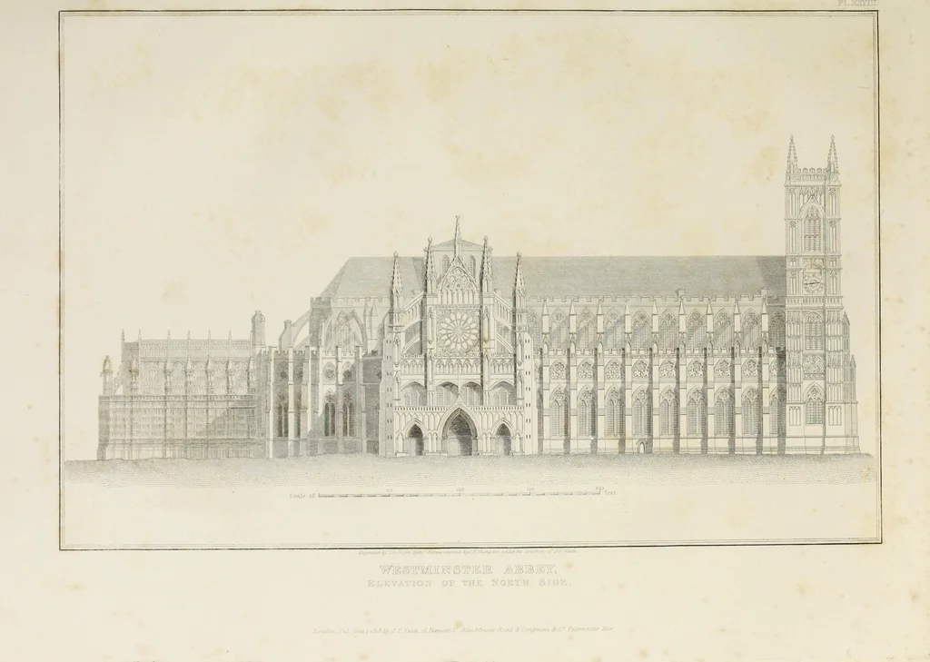 An illustration from The history and antiquities of the abbey church of St. Peter, Westminster : including notices and biographical memoirs of the abbots and deans of that foundation, 1818, leaf 22
