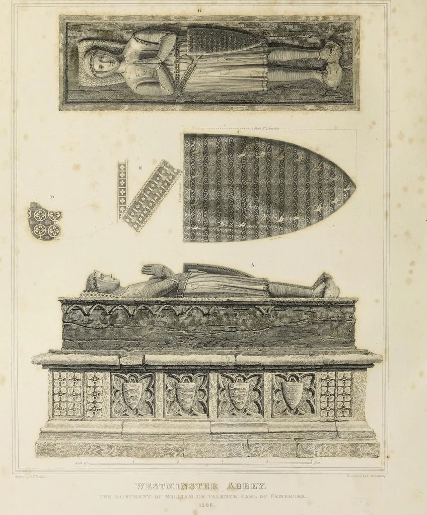 An illustration from The history and antiquities of the abbey church of St. Peter, Westminster : including notices and biographical memoirs of the abbots and deans of that foundation, 1818, leaf 225