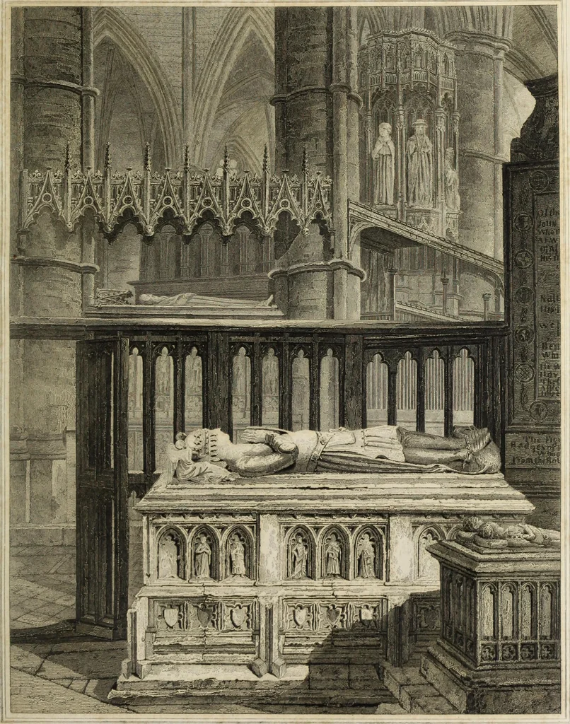 An illustration from The history and antiquities of the abbey church of St. Peter, Westminster : including notices and biographical memoirs of the abbots and deans of that foundation, 1818, leaf 236