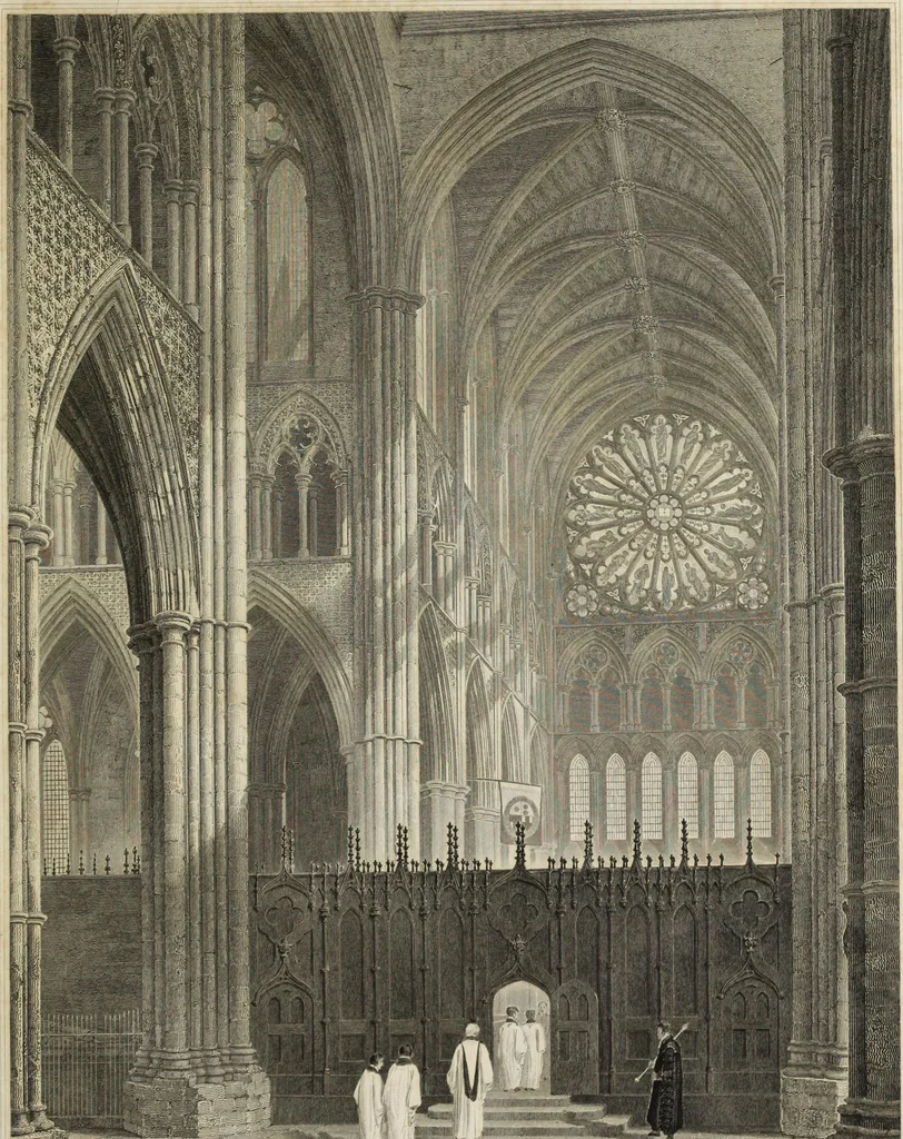 An illustration from The history and antiquities of the abbey church of St. Peter, Westminster : including notices and biographical memoirs of the abbots and deans of that foundation, 1818, leaf 28