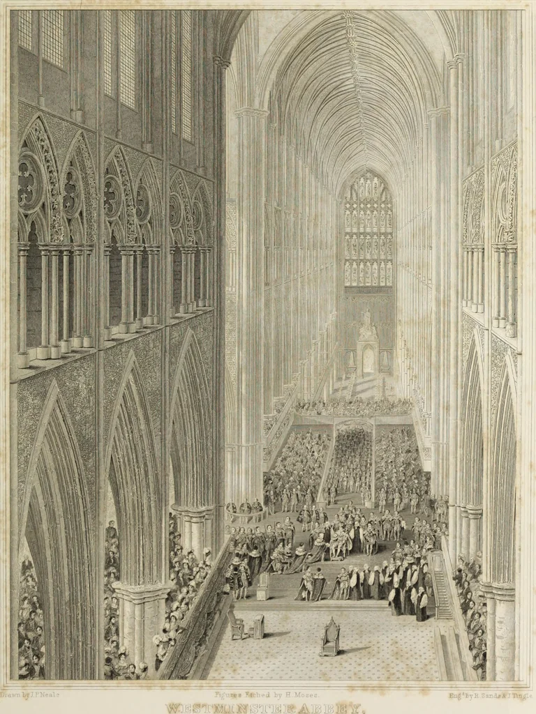 An illustration from The history and antiquities of the abbey church of St. Peter, Westminster : including notices and biographical memoirs of the abbots and deans of that foundation, 1818, leaf 356