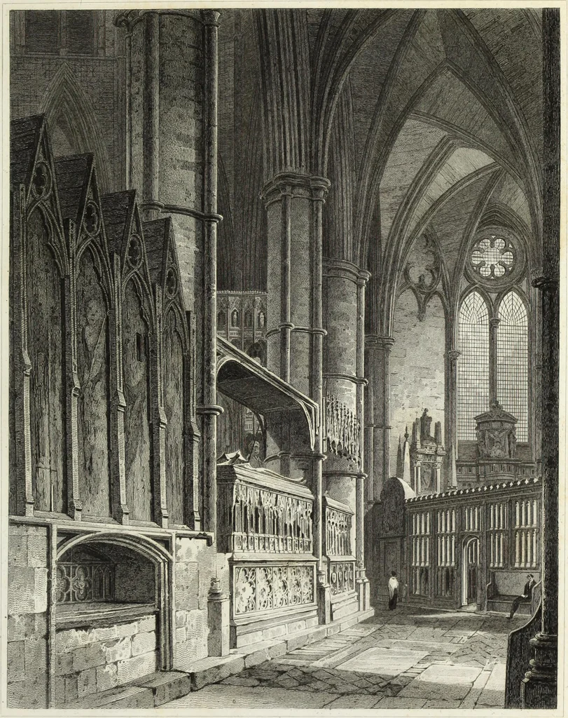 An illustration from The history and antiquities of the abbey church of St. Peter, Westminster : including notices and biographical memoirs of the abbots and deans of that foundation, 1818, leaf 372