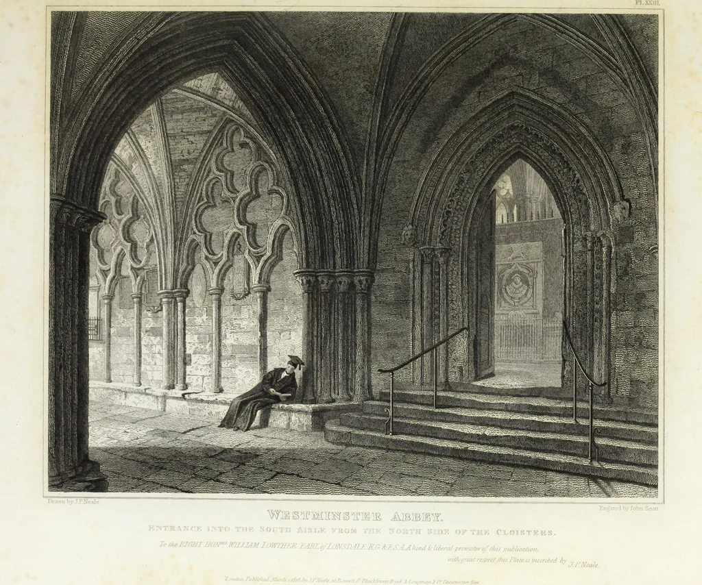 An illustration from The history and antiquities of the abbey church of St. Peter, Westminster : including notices and biographical memoirs of the abbots and deans of that foundation, 1818, leaf 376
