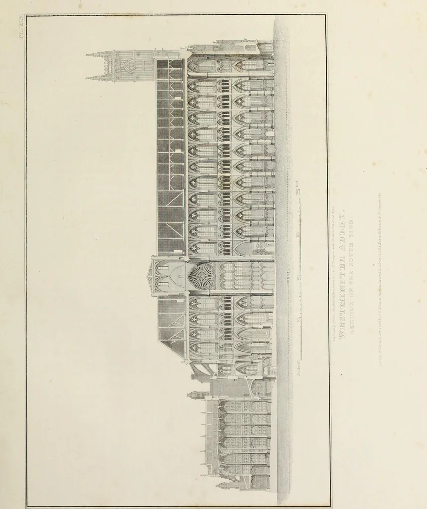 An illustration from The history and antiquities of the abbey church of St. Peter, Westminster : including notices and biographical memoirs of the abbots and deans of that foundation, 1818, leaf 38