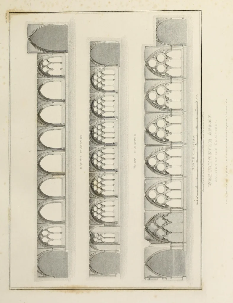 An illustration from The history and antiquities of the abbey church of St. Peter, Westminster : including notices and biographical memoirs of the abbots and deans of that foundation, 1818, leaf 384