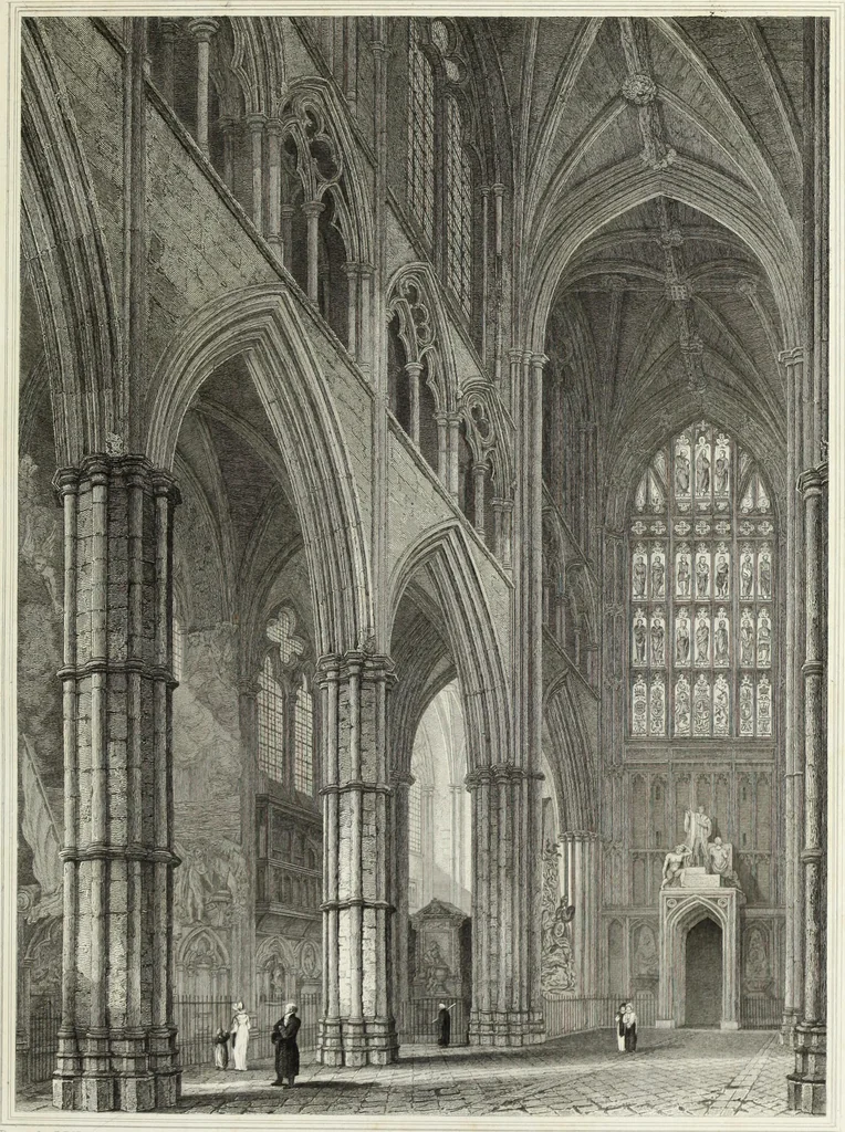 An illustration from The history and antiquities of the abbey church of St. Peter, Westminster : including notices and biographical memoirs of the abbots and deans of that foundation, 1818, leaf 48