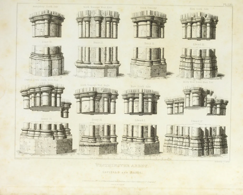 An illustration from The history and antiquities of the abbey church of St. Peter, Westminster : including notices and biographical memoirs of the abbots and deans of that foundation, 1818, leaf 50
