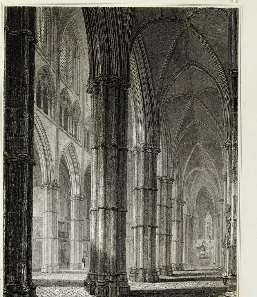 An illustration from The history and antiquities of the abbey church of St. Peter, Westminster : including notices and biographical memoirs of the abbots and deans of that foundation, 1818, leaf 53