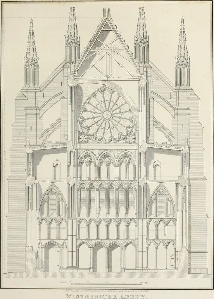 An illustration from The history and antiquities of the abbey church of St. Peter, Westminster : including notices and biographical memoirs of the abbots and deans of that foundation, 1818, leaf 62