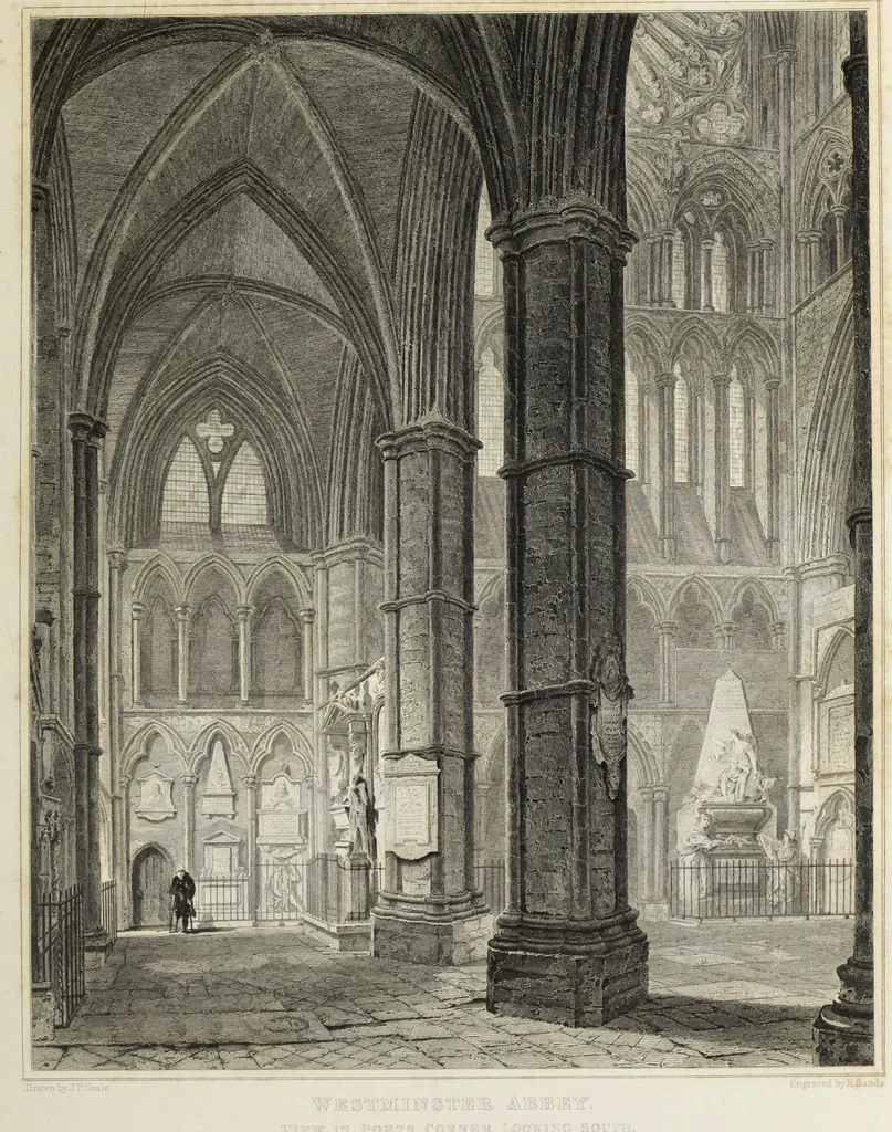 An illustration from The history and antiquities of the abbey church of St. Peter, Westminster : including notices and biographical memoirs of the abbots and deans of that foundation, 1818, leaf 76