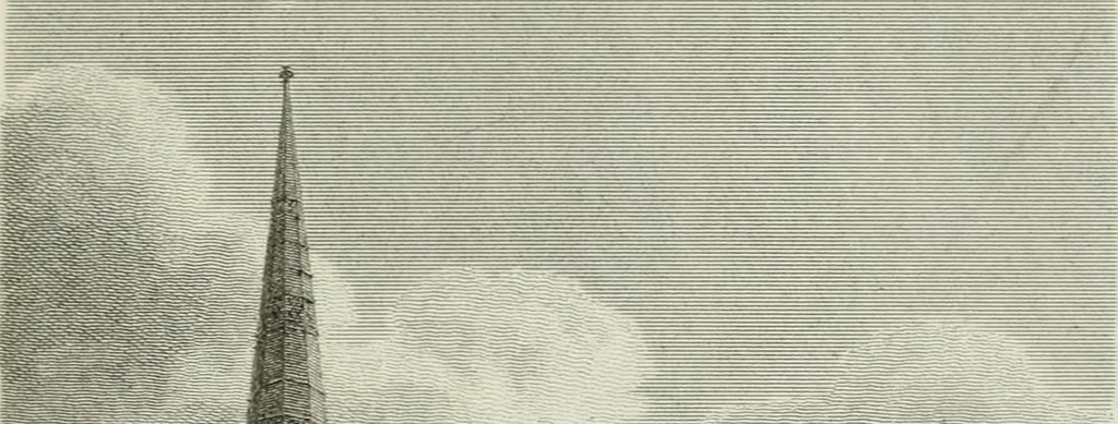 An illustration from History and antiquities of the cathedral churches of Great Britain : illustrated with a series of highly-finished engravings, exhibiting general and particular views, ground plans, and all the architectural features and ornaments in the various styles of building used in our ecclesiastical edifices, 1814, leaf 138