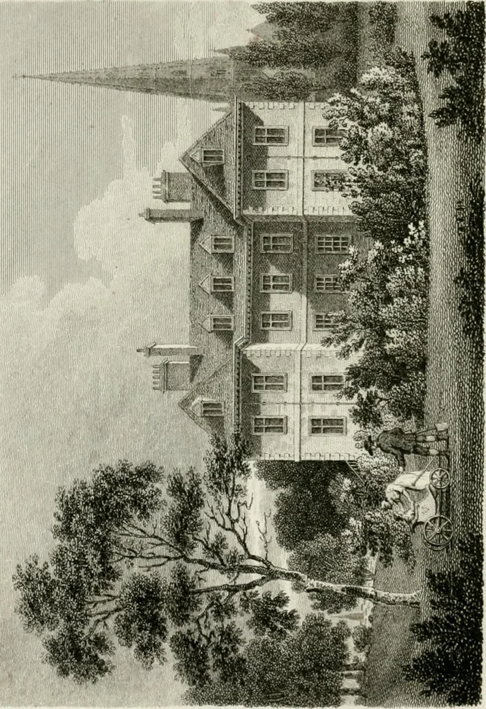 An illustration from History and antiquities of the cathedral churches of Great Britain : illustrated with a series of highly-finished engravings, exhibiting general and particular views, ground plans, and all the architectural features and ornaments in the various styles of building used in our ecclesiastical edifices, 1814, leaf 175