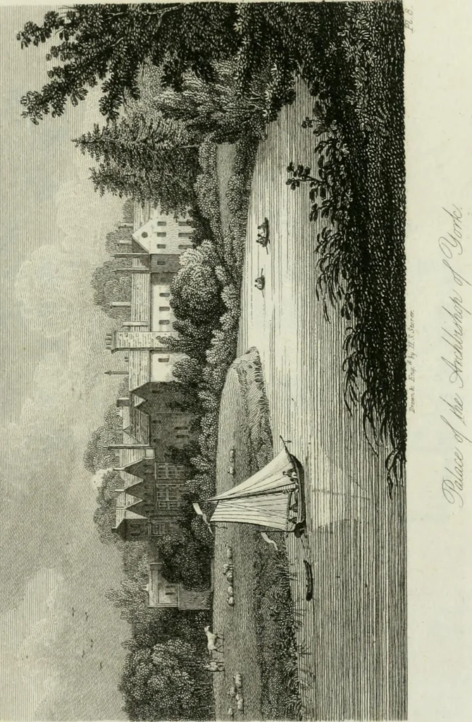 An illustration from History and antiquities of the cathedral churches of Great Britain : illustrated with a series of highly-finished engravings, exhibiting general and particular views, ground plans, and all the architectural features and ornaments in the various styles of building used in our ecclesiastical edifices, 1814, leaf 212