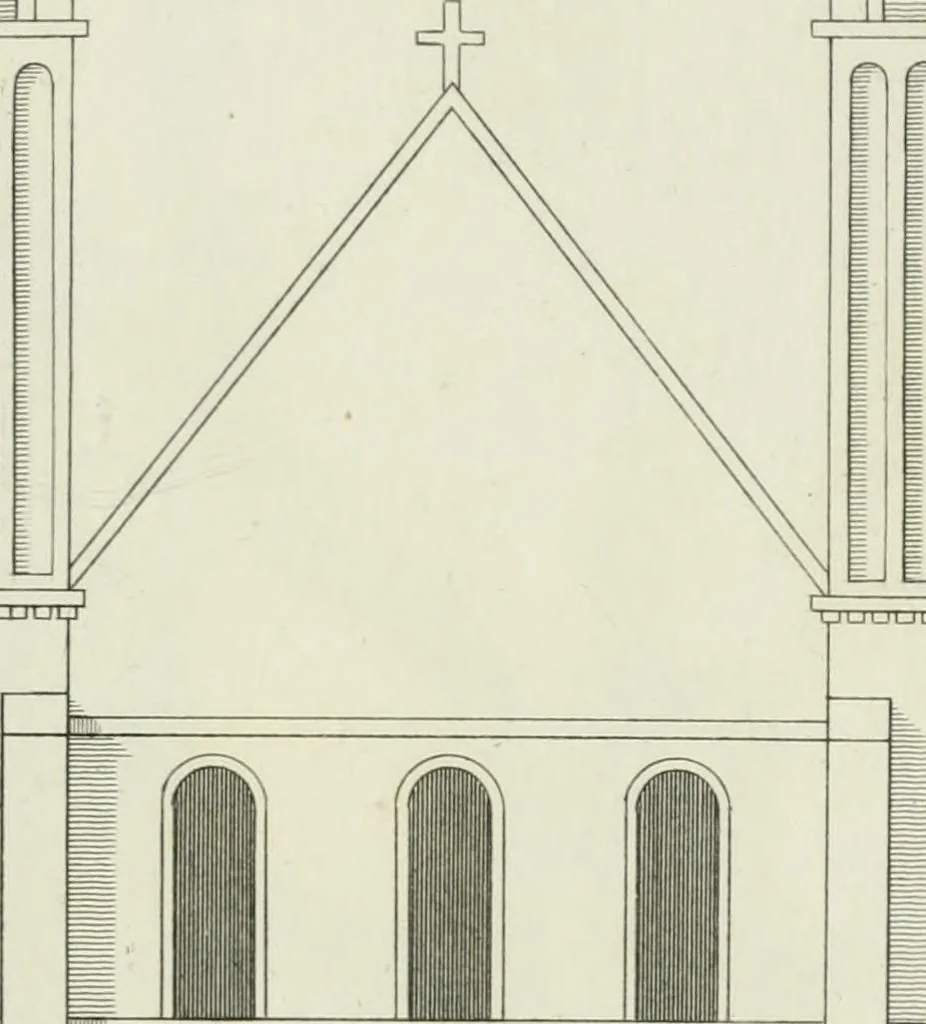 An illustration from History and antiquities of the cathedral churches of Great Britain : illustrated with a series of highly-finished engravings, exhibiting general and particular views, ground plans, and all the architectural features and ornaments in the various styles of building used in our ecclesiastical edifices, 1814, leaf 308