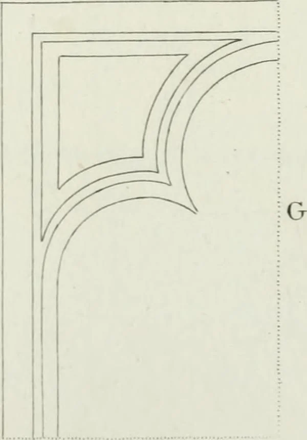 An illustration from History and antiquities of the cathedral churches of Great Britain : illustrated with a series of highly-finished engravings, exhibiting general and particular views, ground plans, and all the architectural features and ornaments in the various styles of building used in our ecclesiastical edifices, 1814, leaf 312