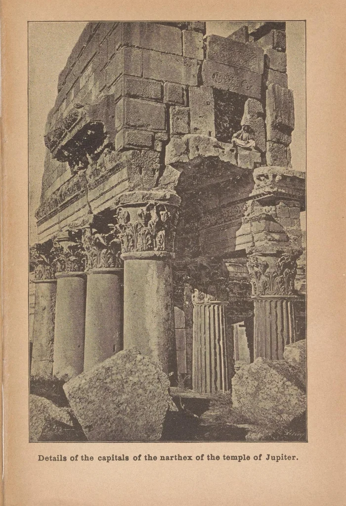 An illustration from History of Baalbek, 1905, leaf 109