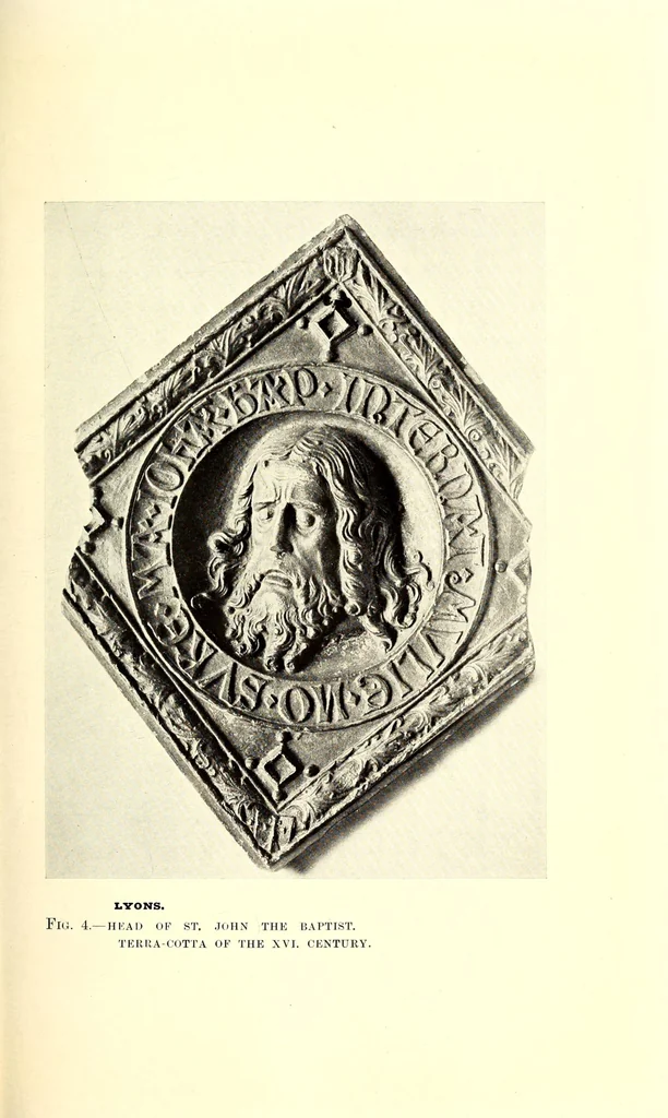 An illustration from A history and description of the old French faïence, with an account of the revival of faïence painting in France, by M. L. Solon; with a preface by William Burton. Containing twenty-four plates in colours, together with reproductions of marks and numerous illustrations, 1903, leaf 87