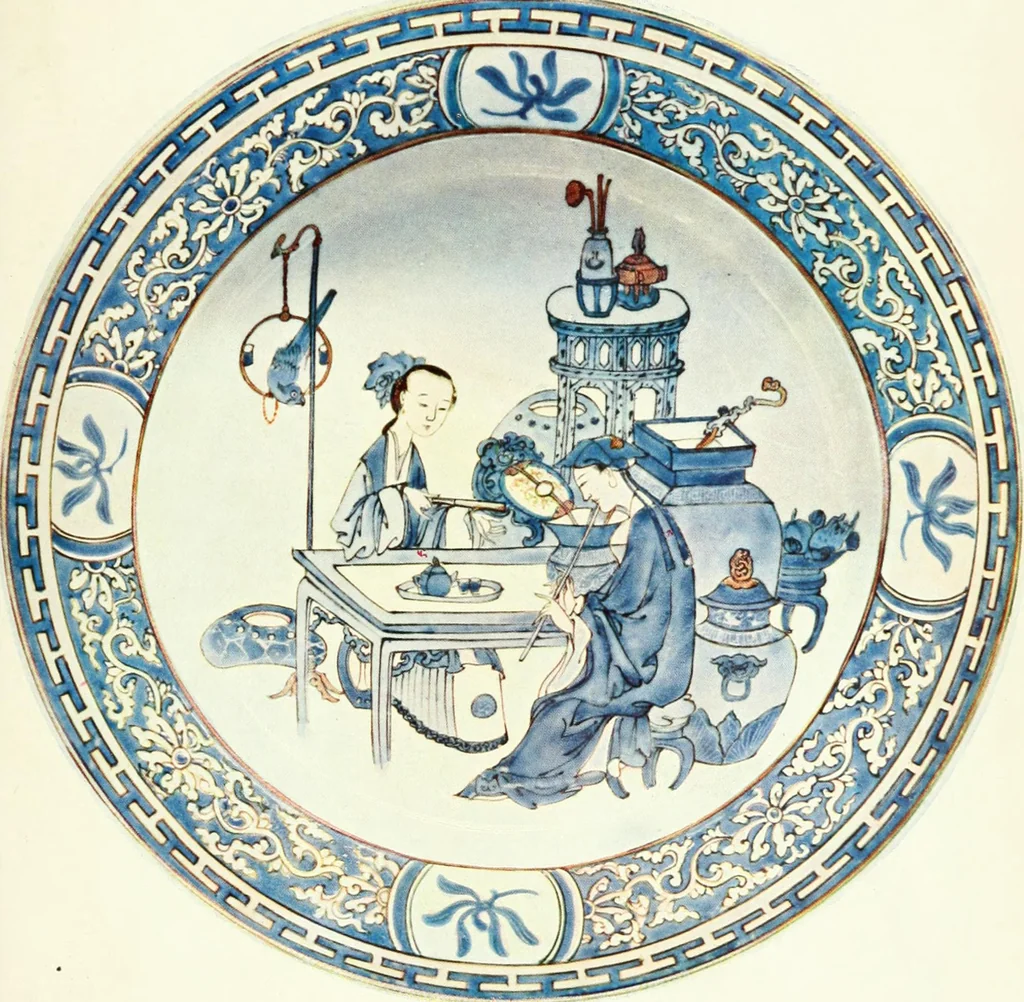 An illustration from A history and description of Chinese porcelain, 1901, leaf 138