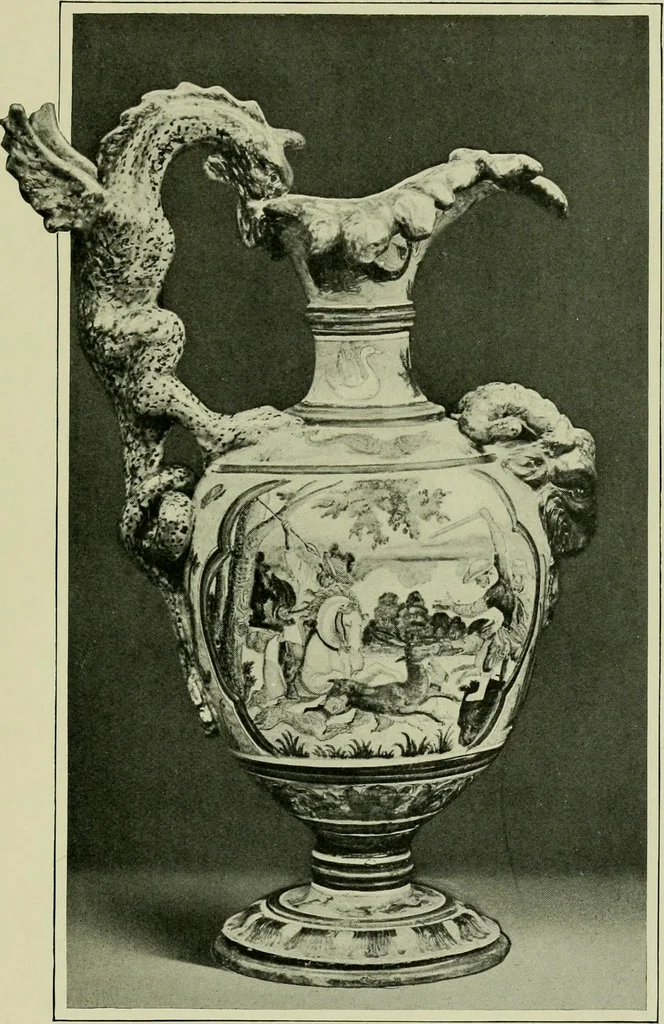 An illustration from A history and description of the old French faïence : with an account of the revival of faïence painting in France, 1903, leaf 128