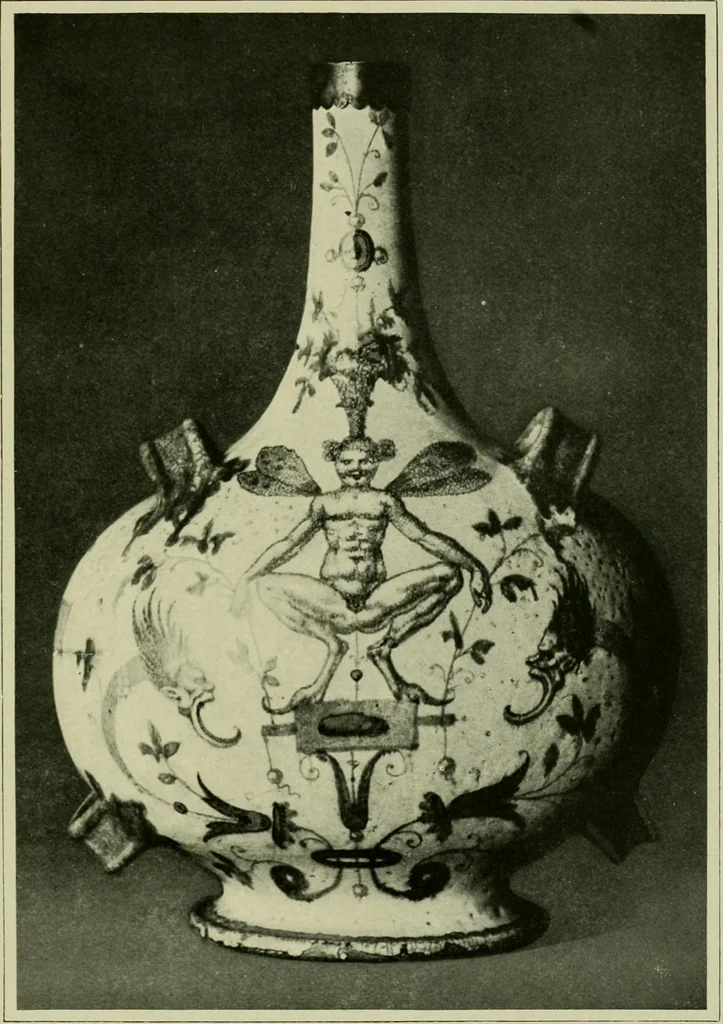 An illustration from A history and description of the old French faïence : with an account of the revival of faïence painting in France, 1903, leaf 144
