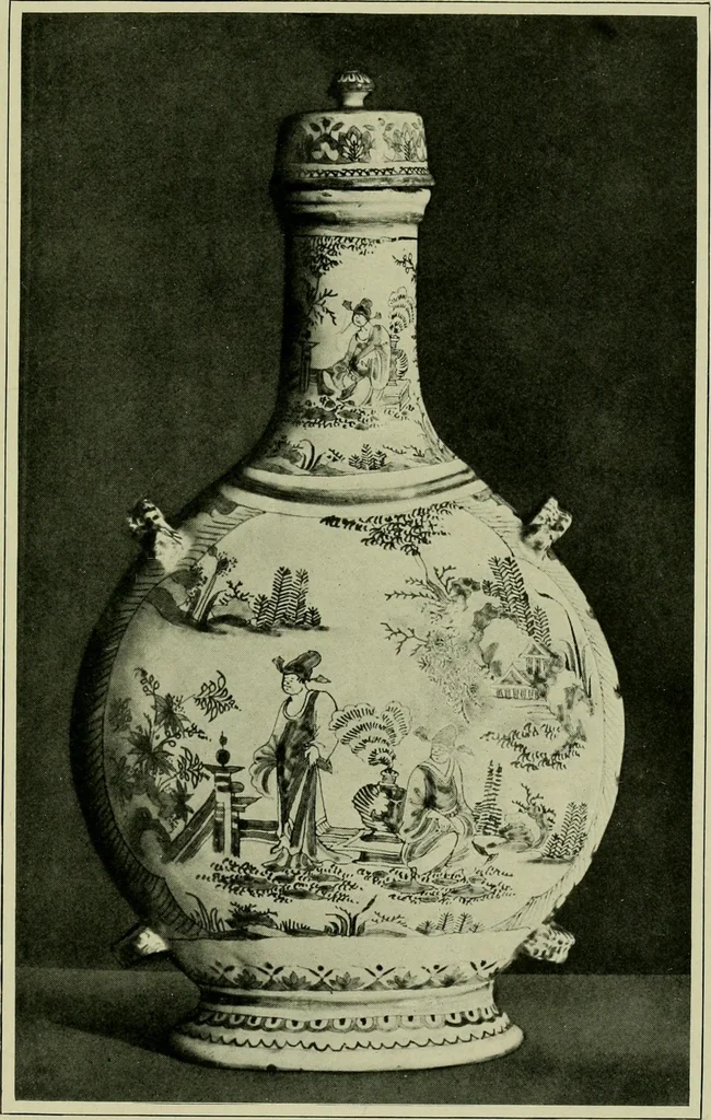 An illustration from A history and description of the old French faïence : with an account of the revival of faïence painting in France, 1903, leaf 148