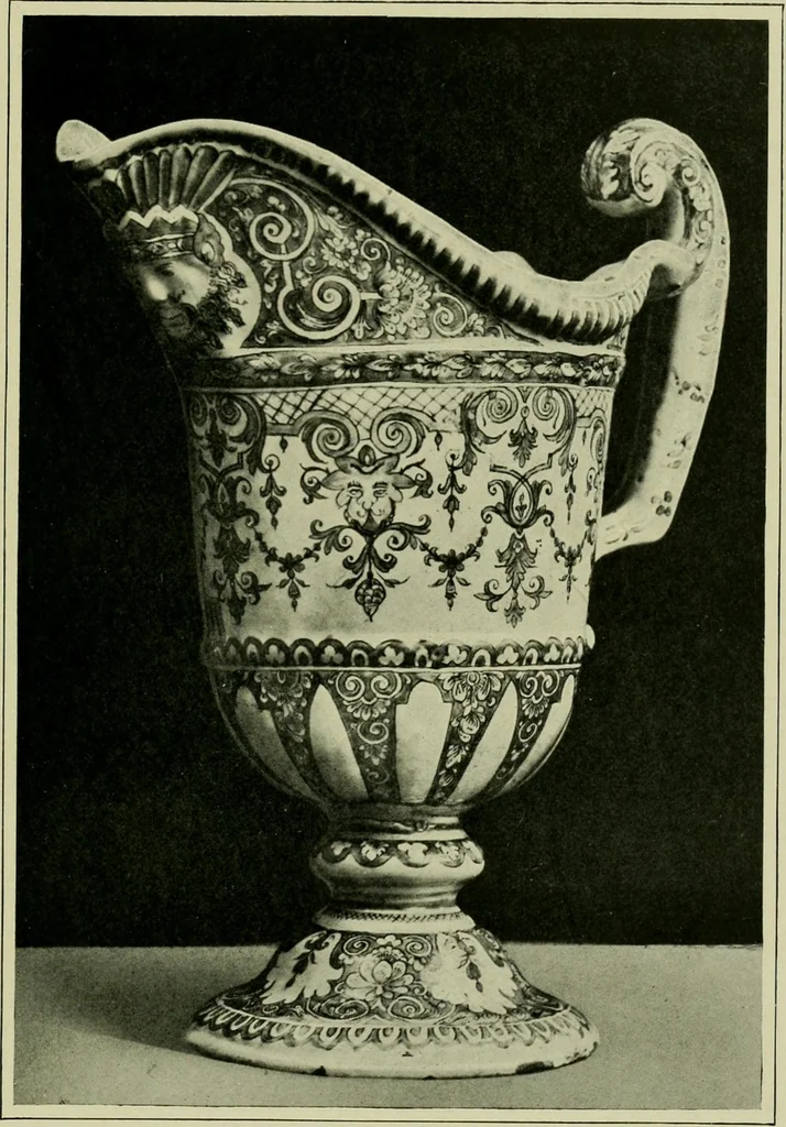 An illustration from A history and description of the old French faïence : with an account of the revival of faïence painting in France, 1903, leaf 172