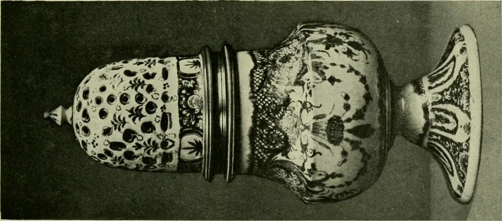 An illustration from A history and description of the old French faïence : with an account of the revival of faïence painting in France, 1903, leaf 206