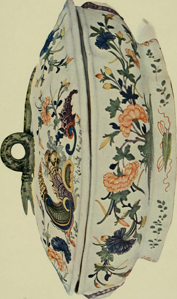 An illustration from A history and description of the old French faïence : with an account of the revival of faïence painting in France, 1903, leaf 212
