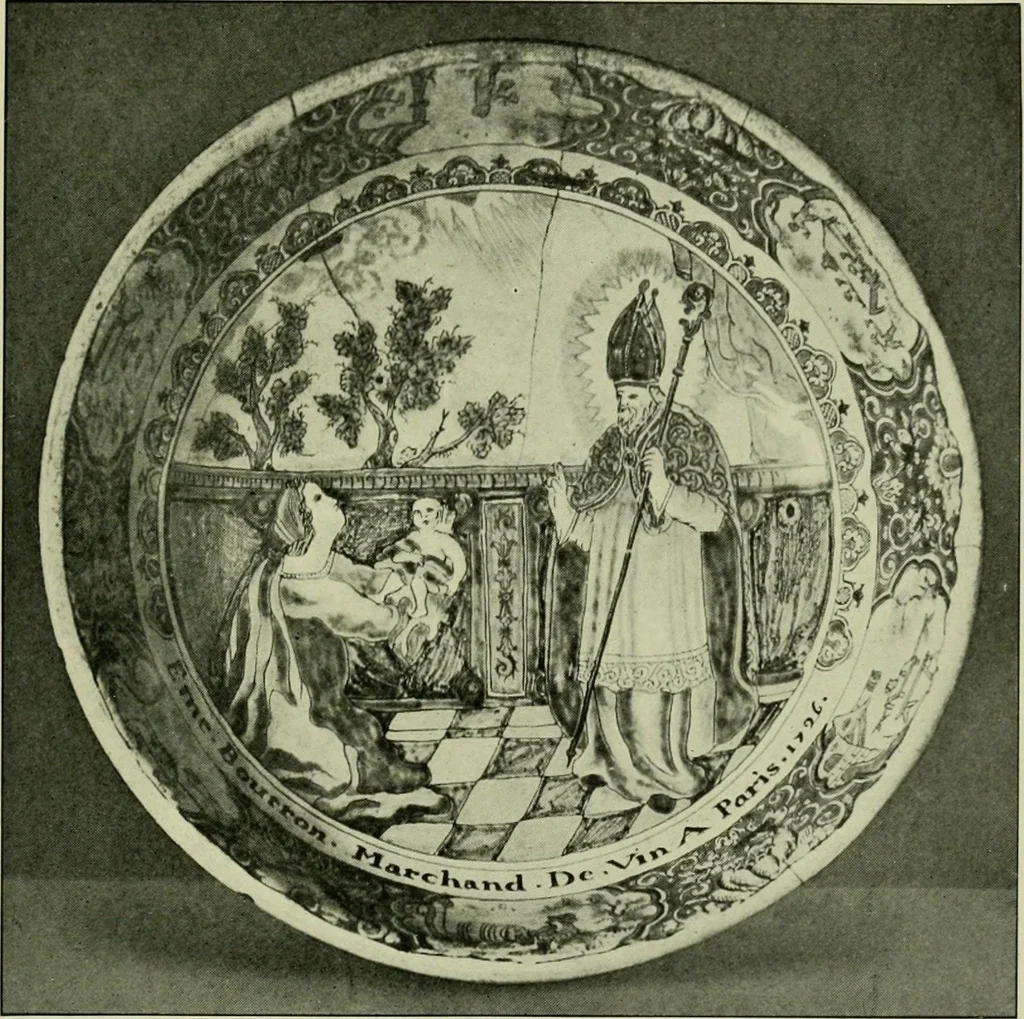 An illustration from A history and description of the old French faïence : with an account of the revival of faïence painting in France, 1903, leaf 226