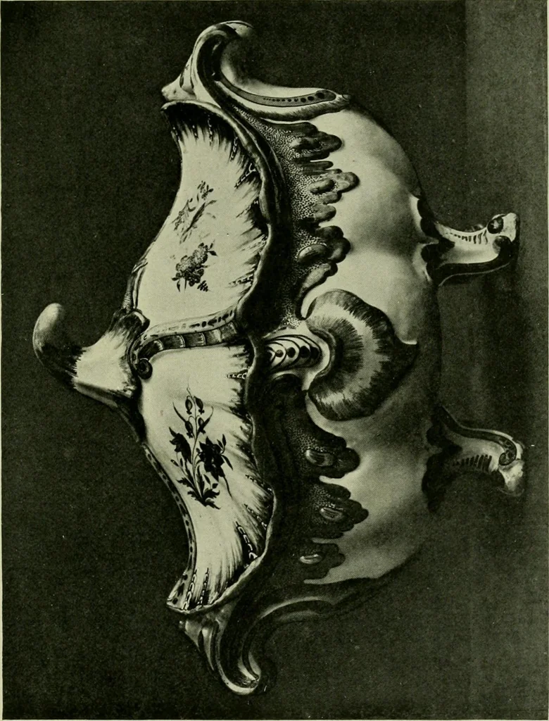 An illustration from A history and description of the old French faïence : with an account of the revival of faïence painting in France, 1903, leaf 234