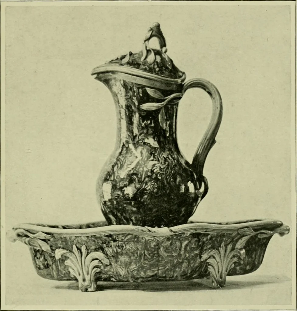 An illustration from A history and description of the old French faïence : with an account of the revival of faïence painting in France, 1903, leaf 274