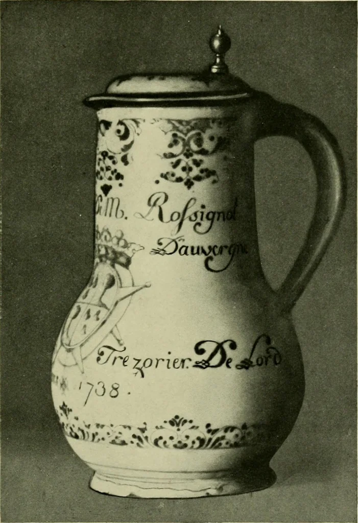 An illustration from A history and description of the old French faïence : with an account of the revival of faïence painting in France, 1903, leaf 282
